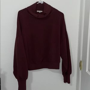 Burgundy Turtle Neck Sweater